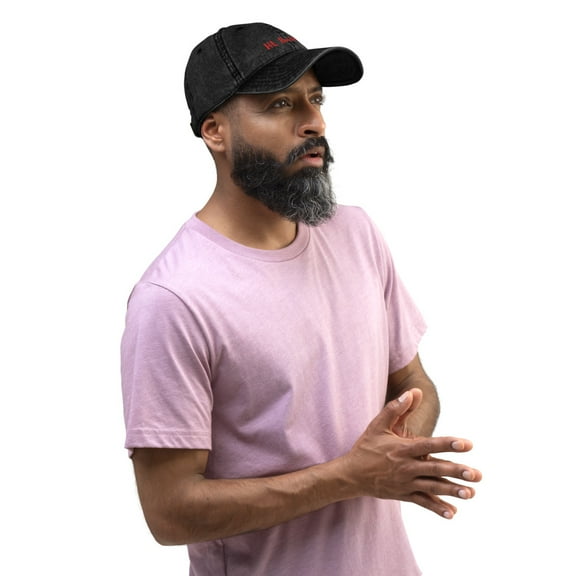Vintage Cotton Twill Cap (Black)