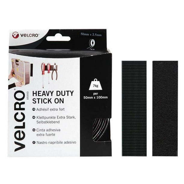Velcro® Brand 6 x 6 Industrial Adhesive Backed Hook & LONG Loop Sheets Set