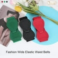 thumbnail image 6 of Women Stretchy Belt for Dresses Vintage Elastic Wide Waist Belt, 6 of 9