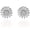 Spinning Silver, variant on Spinning Sunflower Fidget Earring for Women, Sparkly Rhinestone Sunflower Mood Flowers Anxiety Stud Earrings Statement Worry Relieving Jewelry Gift Accessories 2025