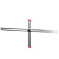 thumbnail image 1 of Metal T Square Ruler, T Square Ruler 48in Time Saving Aluminum Alloy Wear Resistant  for Layout Measuring, 1 of 7