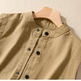 thumbnail image 6 of Lovskoo Women's Sleeveless Button Down Vest Casual V Neck Cotton Linen Blazer Jacket with Pockets Khaki, 6 of 9