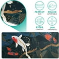 thumbnail image 6 of Fish Art Mouse Pad 31.5x11.8 Inch Japanese Gaming Full Desk Mousepad Extended Large Non-Slip Rubber Base Waterproof Big Keyboard Mat with Stitched Edges for Home Gaming and Office, 6 of 6