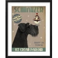 thumbnail image 2 of Art.com Schnauzer, Black, Ice Cream Art Print by Fab Funky, Black Frame Wall Art, 17" x 21", 2 of 5