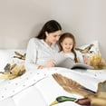 thumbnail image 5 of Homewish Flying Mallard Duck Bedding Comforter Set,Rustic Farmhouse Cabin Twin Comforter Sets,White Brown Bedding Set For Kids,Microfiber Bedroom Decor Reversible,2-Piece, 5 of 8