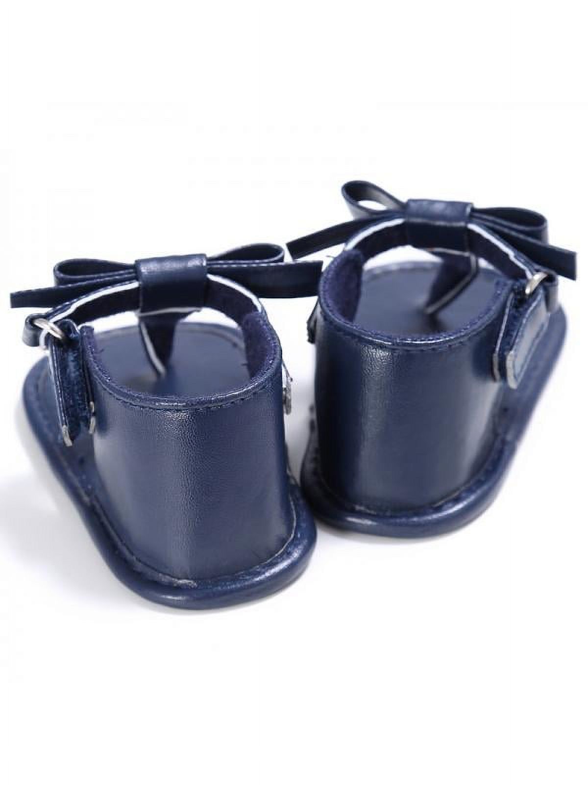 Ochine Newborn PU Leather Soft Shoes Summer Baby Casual Flower Toddler Prewalker Sandals - image 3 of 6