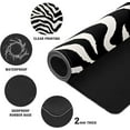 thumbnail image 4 of Zebra Print Desk Mat, Desk Accessory, Cute Workspace, Trendy Workspace, Trendy, 35.4x15.7in Large Gaming Mouse Pad, Cute Desk Topper, Pretty Desk Pad, 4 of 6