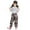 Black, variant on HNMKIU Windproof and Breathable Dungaree Trousers for Girls Outdoor Play and Rainy Day Adventures Blue,4-5 Years