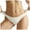 White, variant on vigerkar Seamless Thong for Women Breathable Comfort Cotton Underwear Low Waisted Bikini Knickers White, S