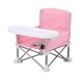 thumbnail image 4 of Trona plegable YONGSHENG para bebé con bandeja extraíble portátil rosa, 4 of 5