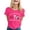 Hot Pink, variant on Essentials Womens Tees Tops Basic Shirts Casual Letter Print Crew Neck Short Sleeve Multiple Colors Dressy Clothes White 2XL