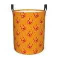 thumbnail image 1 of Fotbe Red Crab Cesto de Ropa con Asas, Cesto Impermeable de Gran Capacidad, Bolsa de Lavado para Dormitorio, Cesto de Ropa con Ruedas y Asas-Small, 1 of 6