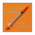 thumbnail image 2 of 50pcs/pack 1ml Syringe With 30g (8mm Long) Lab Supplies Individually Sealed Package, 2 of 5