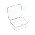 thumbnail image 1 of Mini Small Storage Containers Square 12Pcs Transparent Jewelry Beaded Case, 1 of 11