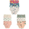 thumbnail image 5 of B&Q 9 Pack Toddler Little Girls Cotton Briefs in Sizes 2T-7T, 5 of 5