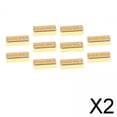 thumbnail image 1 of Barra de Oro Artificial en Miniatura Hugo para Casa de Muñecas Juego de Simulación 2 piezas, 1 of 10