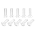 thumbnail image 1 of Unique Bargains M8x25mm Plastic Phillips Machine Screws, PC Flat Head Machine Bolts 25 Pack, 1 of 4