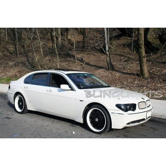 For BMW 7 Series E38 E65 E66 F01 F02 Tinted Overlays Headlamps Headlights Head Lamps Lights Smoked Film