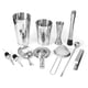 thumbnail image 3 of Kit De Coctelera, 11 Piezas/juego De Herramientas De Barra, Mezclador De Cócteles, Barra Profesional De Camareros Para Fiesta En Casa ANGGREK FJ3118, 3 of 8