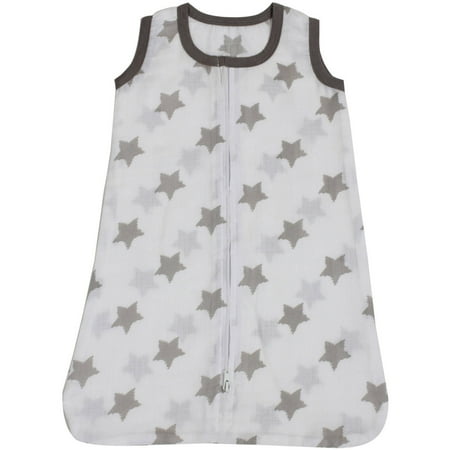 Royal Blue Receiving Blanket - Bacati - Stars Ikat 100% Cotton breathable Muslin Wearable Blanket (Choose Your Size)