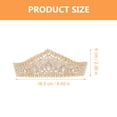 thumbnail image 2 of MasteelfCA Couronne en Strass Mariage Diadème Couronne Incrustée de Strass Bijoux pour Cheveux, 2 of 8