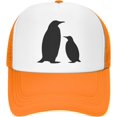 thumbnail image 2 of Penguins Animal Mesh Baseball Cap, Adorable Animal Adjustable Trucker Hat Snapback Sports Hat for Men Women, 2 of 8