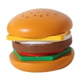 thumbnail image 3 of Juguete apilador de alimentos para educación temprana que desarrolla la motricidad fina y el reconocimiento de colores en los niños. Hamburguesa, 3 of 9