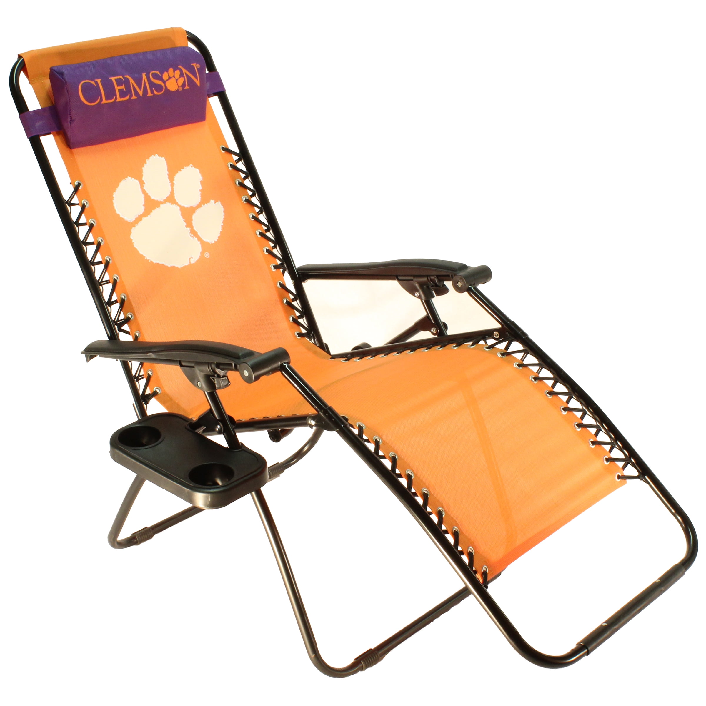 Clemson Tigers Textiline Zero Gravity Chair - Walmart.com