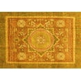thumbnail image 1 of Ahgly Company Indoor Rectangle Abstract Yellow Modern Area Rugs, 5' x 8', 1 of 4