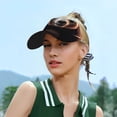 thumbnail image 5 of Rocae Forest Panda for Sport Sun Visor Hats Adjustable Empty Top Baseball Cap Cotton Ball Caps for Women and Men, 5 of 7