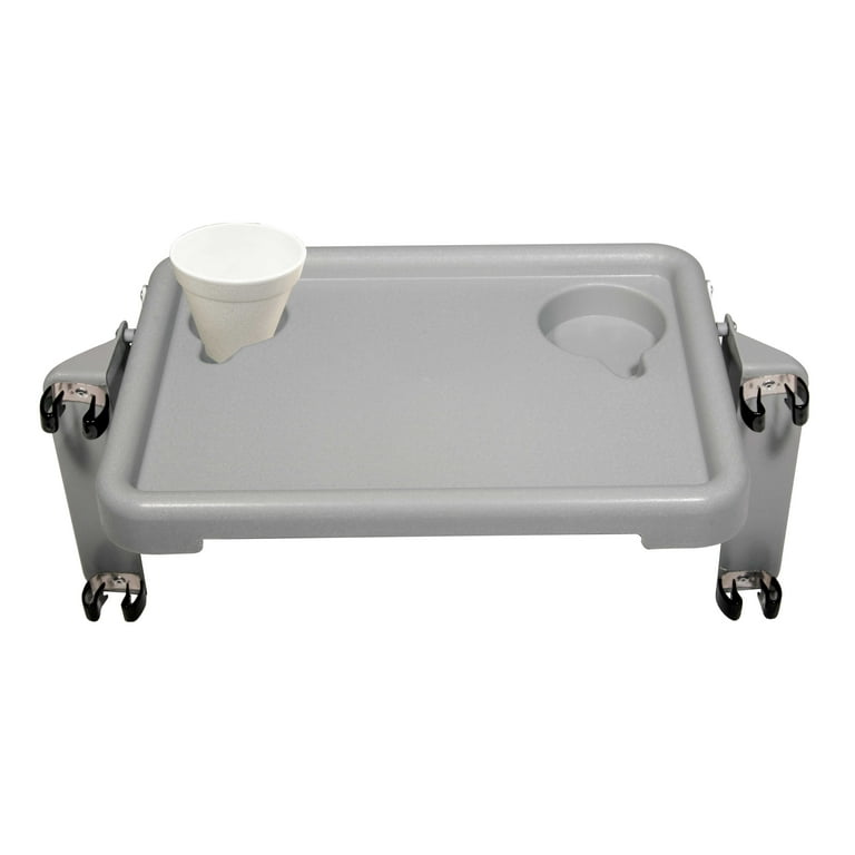 SILVER950 トレイ Drive Medical, Folding Walker Tray, 12x16, with Cup Holders