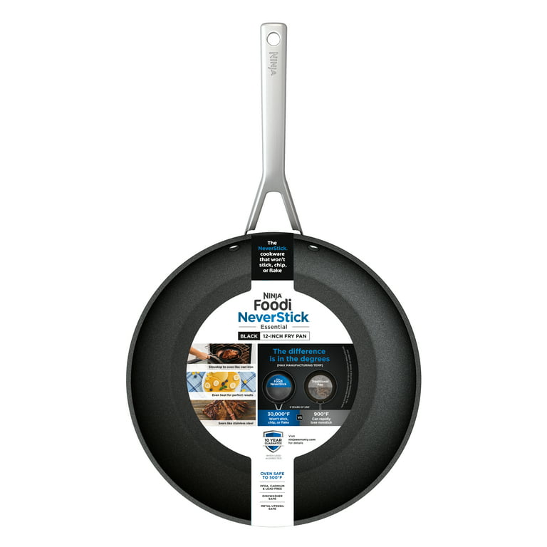 Ninja Foodi NeverStick Essential 12-inch Fry Pan, C10030 