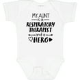 thumbnail image 3 of Inktastic My Aunt is a Respiratory Therapist and a Hero Boys or Girls Baby Bodysuit, 3 of 5