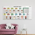 thumbnail image 6 of deevoka Math Learning Tool Game Educational Math Poster for Kids Addition Chart, 6 of 9