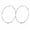 60mm-Silver, variant on Silver Hoop Earrings for Women, Thin Silver Plated Hinged Hoop Earrings, Lightweight Minimalist Circle Earrings for Everyday Wear and Female Jewelry Gift,60mm