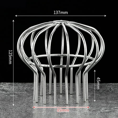 

Gutter Guard Strainer Stainless Steel Gutter Balloon Mesh Fittings Roof Drain Pipe Drain Filter for Leaves Debris New