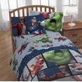 thumbnail image 2 of Avengers Marvel Comics Boys Full Comforter & Sheet Set (5 Piece Bed In A Bag), 2 of 2