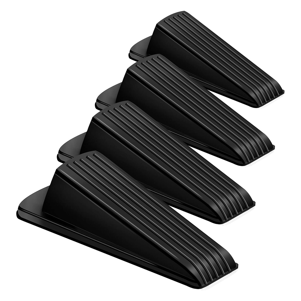 Rubber Door Stopper for Bottom, 8 Packs Large Door Stop Wedge Strong