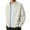 Beige, variant on Kureaily Winter Solid Color Rib Knit Double Zipper Casual Jacket Without Hood With Texture For Everyday Wear Jackets for Men