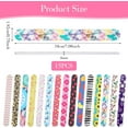 thumbnail image 3 of 20Pcs Nail Files for Natural Nails, Double Sided 180 Grit Nail Files Emery Boards for Nails Professional Nail File Colorful Floral Fingernail Files Manicure Tools for Women Stocking Fillers, 3 of 7