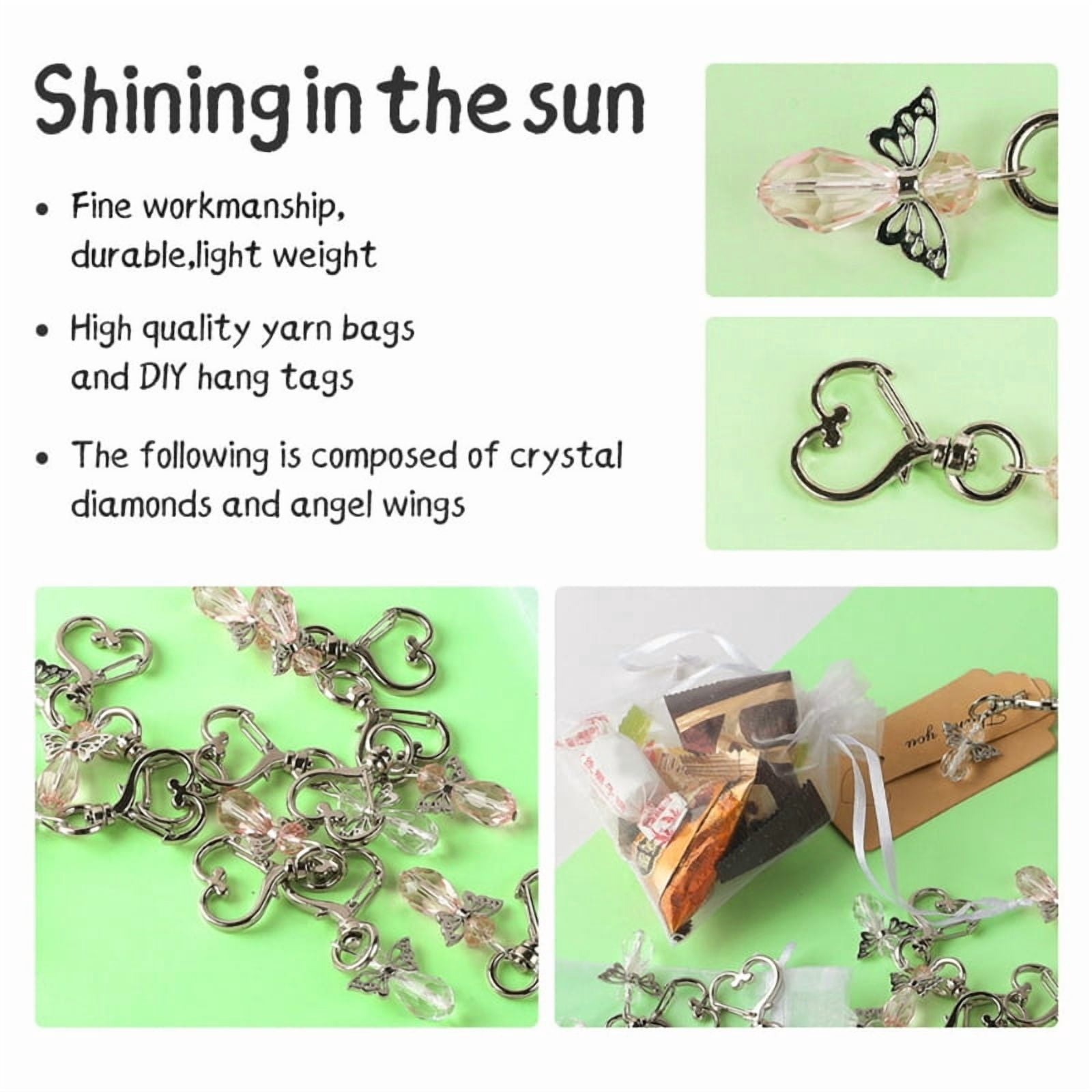 Guardian Angel Charm Keychain for Key Ring Favors Religous Guardian Angel Keycha