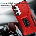 thumbnail image 2 of Funda para GANGXUN Samsung Galaxy S23 FE - Soporte metálico, Función magnética, Rojo, 2 of 5