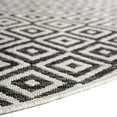 thumbnail image 6 of Rugs.com Jill Zarin Outdoor Collection Rug – 7' 10 x 10' Oval Charcoal Gray Flatweave Rug Perfect For Living Rooms, Large Dining Rooms, Open Floorplans, 6 of 9