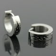 thumbnail image 3 of Grandest Birch Men Women Punk Gothic Stainless Steel Hoop Stud Earrings Jewelry Stainless Steel Pink, 3 of 8