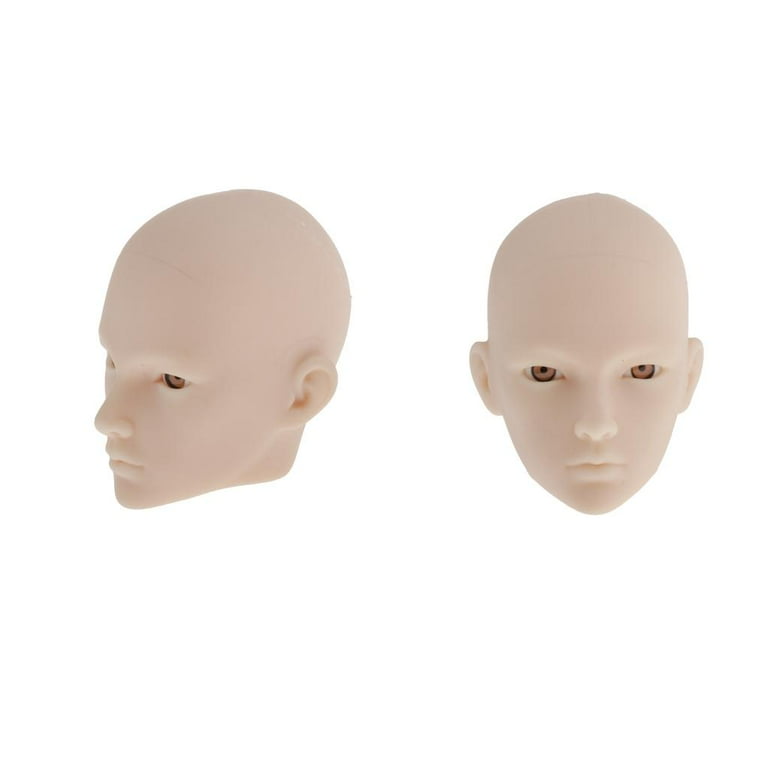 1/6 Bjd Doll Head Mold Without Eyes Make Up Diy Dolls Body Parts Su