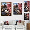thumbnail image 4 of Designart "Mill In Spring in Pink Brown" Cityscapes Floater Framed Canvas Art Print, 4 of 7