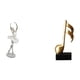 thumbnail image 1 of Figura decorativa de escritorio de una bailarina de ballet, escultura de resina con diseño de y superficie lisa. Ideal para regalar o, 1 of 8