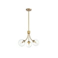 thumbnail image 3 of Trade Winds Lighting 3-Light Chandelier In Natural Brass, 3 of 6