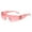 Pink, variant on Women'S Sunglasses Unisex Rimless Punk Style with Modern Tile Design for Colorful Fashion Eye