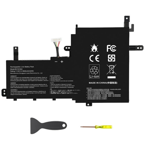 B31N1842 Laptop Battery Replacement for ASUS VivoBook S15 X513EA X513EP X513EQ X531F X531FA K531F S531F S531FA S531FL V531F V531FA V531FL S5500F S5500FL V5050E V5050EA Series 11.52V 42Wh
